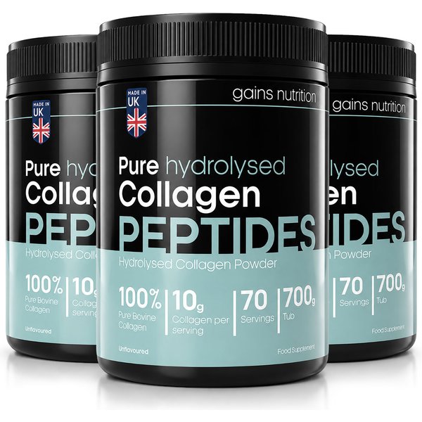 Bovine Collagen Peptides Powder | 700g | 3 Pack Bundle