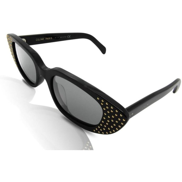 Celine CL4144US Women's Sunglasses 01A Black/Grey