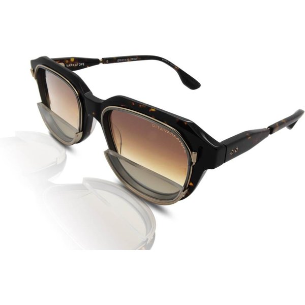 Dita Varkatope Sunglasses DTS707-A-02 Tortoise/Antique Silver/Brown Gradient