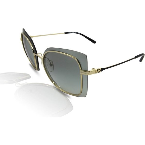 Michael Kors Phuket MK1040 Women's Sunglasses 101411 Shiny Pale Gold/Grey