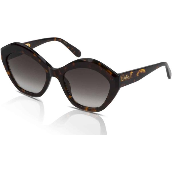 Mulberry Evie SML169 Women's Sunglasses 0722 Shiny Dark Havana/Brown Gradient