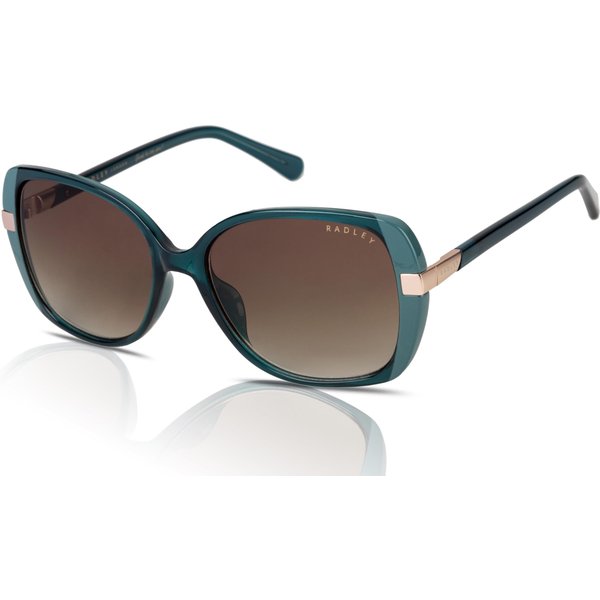Radley RDS Morwenna Women's Sunglasses 107 Gloss Crystal Green/Brown Gradient