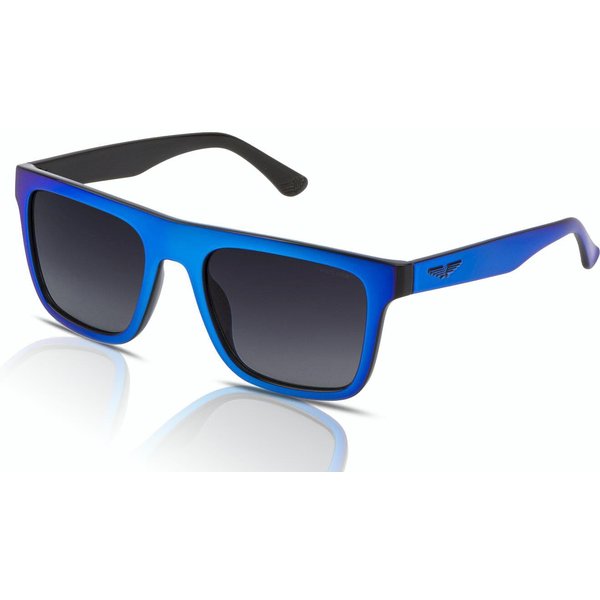 Police Origins Lite 13 SPLD42 Men's Sunglasses 0ARE Shiny Mirror Blue/Smoke Gradient