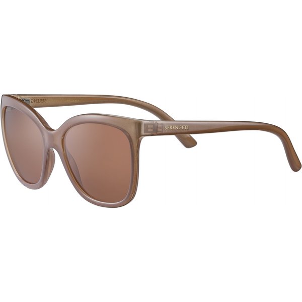 Serengeti Agata 8970 Women's Sunglasses Shiny Espresso/Brown Mineral Polarised Drivers