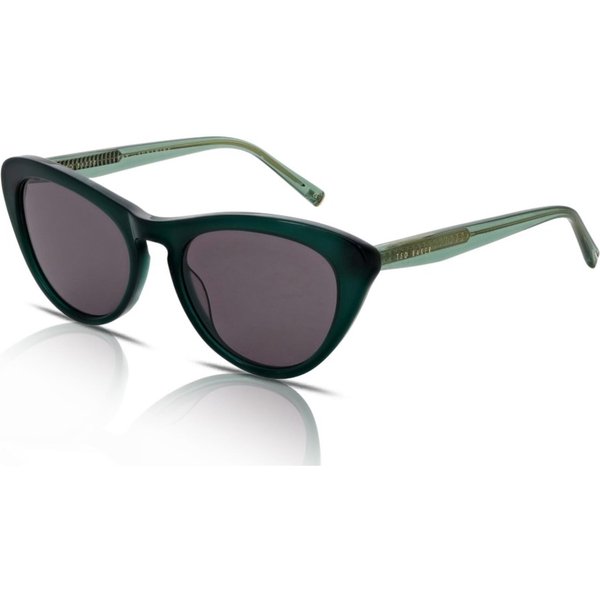 Ted Baker Violet TB1690 Women's Sunglasses 551 Crystal Dark Green/Green