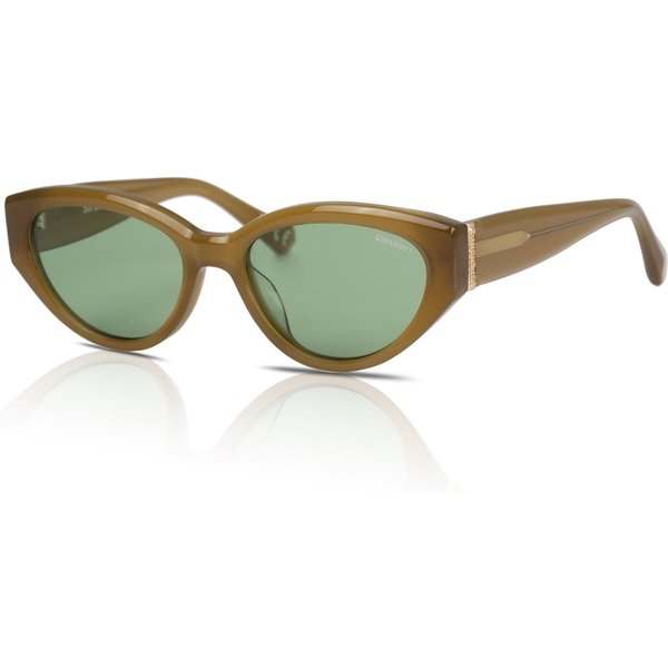Superdry SDS-5013 Women's Sunglasses 152 Yellow Crystal Gold/Solid Green