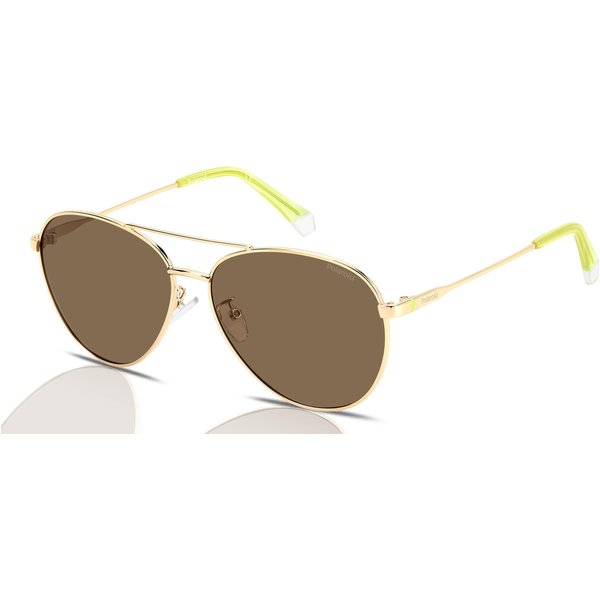 Polaroid PLD 4142/G/S/X Sunglasses 01Q/SP Gold Brown/Bronze Polarised