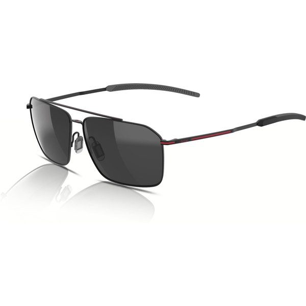 Bolle Flow BS141004 Sunglasses Black/Red Matte Volt+ Gunmetal Polarised