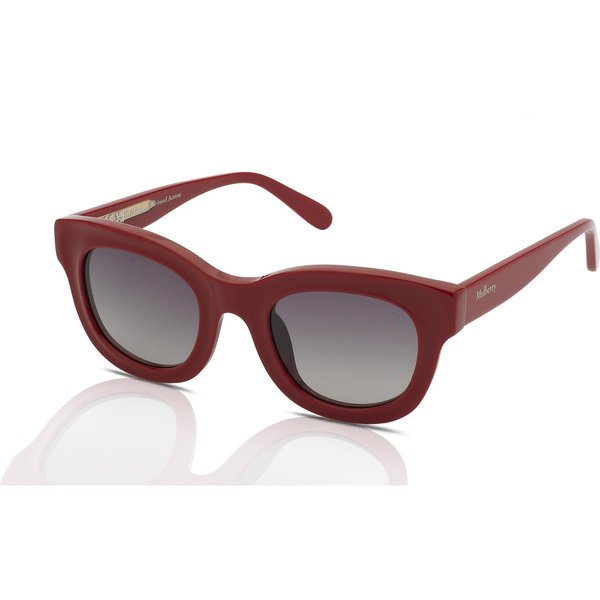 Mulberry Ollie SML213 Women's Sunglasses 03G6 Shiny Full Red/Brown Gradient