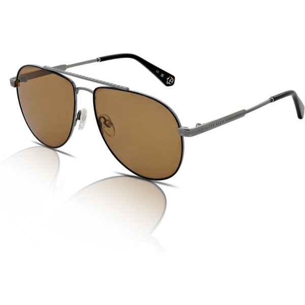 Ted Baker Maeve TB1691 Women's Sunglasses 901 Black Painted Rim/Brown