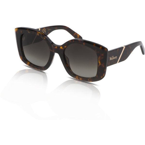 Mulberry Andrea SML170 Women's Sunglasses 0743 Shiny Brown-Yellow Havana/Brown Gradient