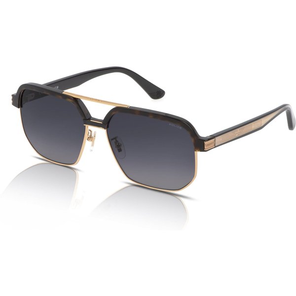 Police Origins Hero 1 SPLF11 Men's Sunglasses 0301 Polished Rose Gold/Smoke Gradient