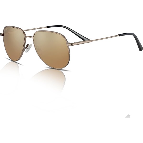 Serengeti Haywood Small SS544001 Sunglasses Brushed Bronze/Gold Mineral Polarised Drivers