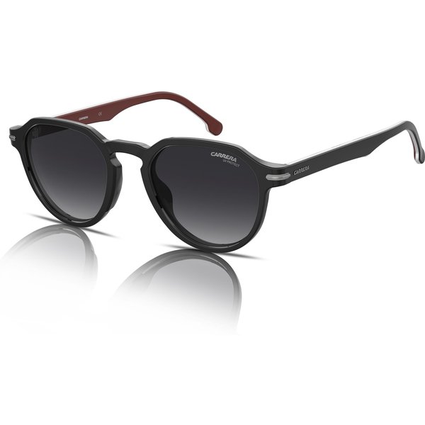 Carrera 314/S Sunglasses GUU/9O Black/Burgundy/Smoke Gradient