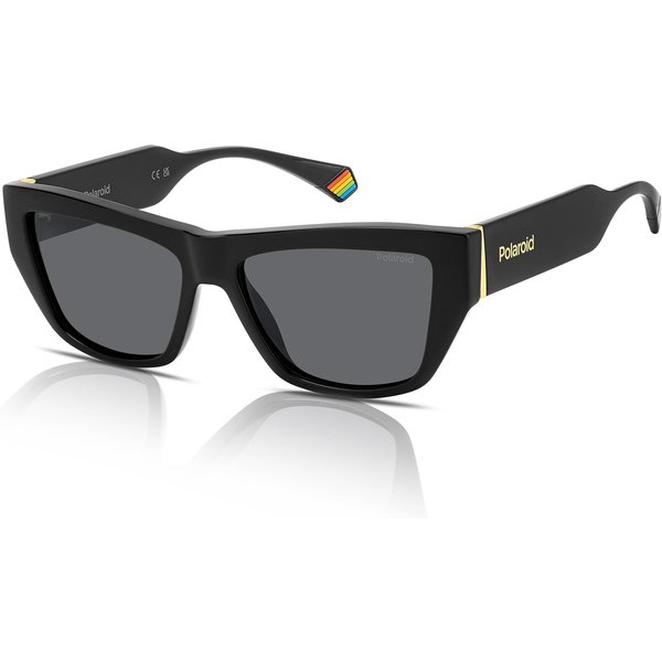 Polaroid PLD 6210/S/X Women's Sunglasses 807/M9 Black/Grey Polarised