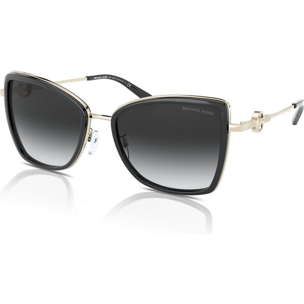 Michael Kors Corsica MK1067B Women's Sunglasses 10148G Black/Dark Grey Gradient