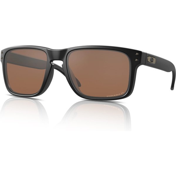 Oakley Holbrook OO9102 Men's Sunglasses 9102D7 Matte Black/Prizm Tungsten Polarised
