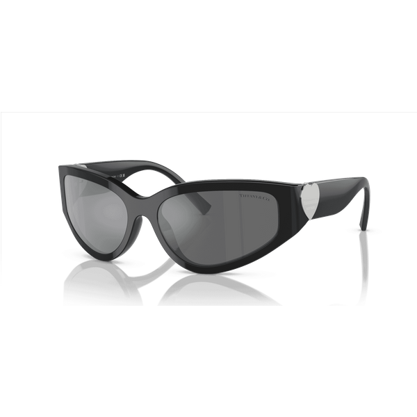 Tiffany & Co. TF4217 Women's Sunglasses 80016G Black/Grey Mirror Black