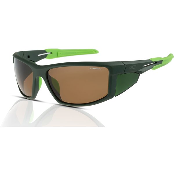 O'Neill ONS-9018 2.0 Men's Sunglasses 107P Matte Green Lime/Green Mirror