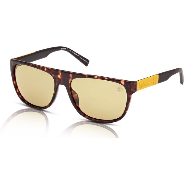 Timberland TB00004 Men's Sunglasses 52H Dark Havana/Brown Polarised