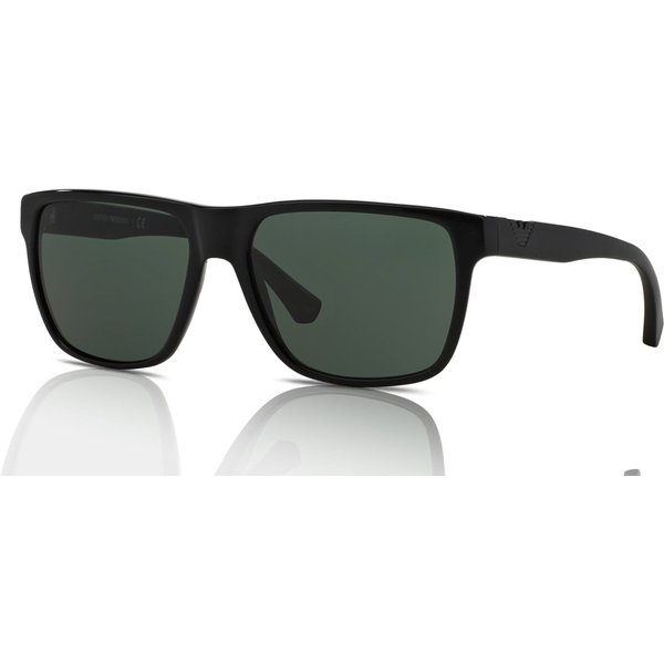 Emporio Armani EA4035 Men's Sunglasses 501771 Shiny Black/Green