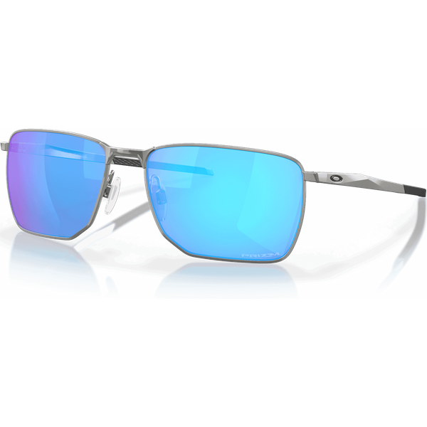 Oakley Ejector OO4142 Men's Sunglasses 414204 Satin Chrome/Prizm Sapphire