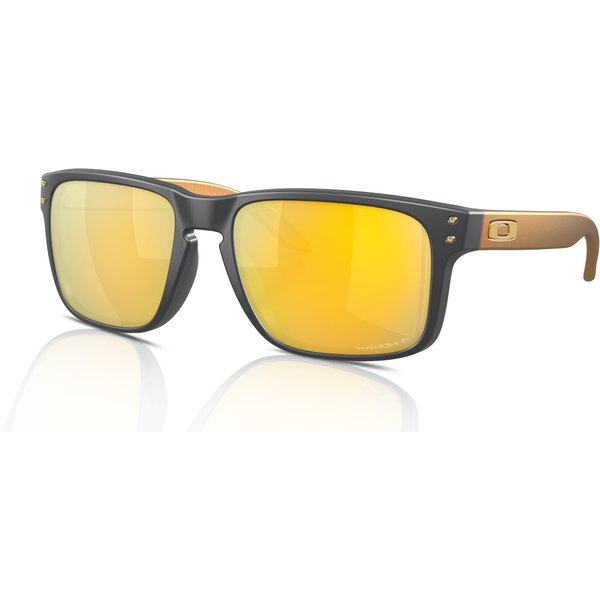 Oakley Holbrook OO9102 Men's Sunglasses 9102W4 Matte Carbon/Prizm 24k Polarised