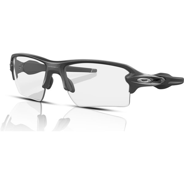 Oakley Flak 2.0 XL OO9188 Men's Sunglasses 918816 Steel/Clear to Black Iridium Photochromic