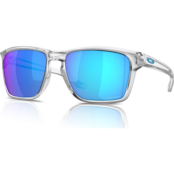 Oakley Sylas OO9448 Men's Sunglasses 944804 Polished Clear/Prizm Sapphire 60mm