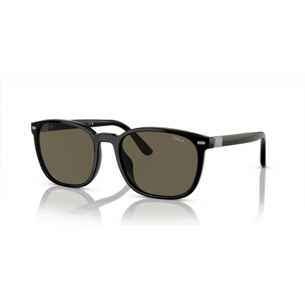 Polo Ralph Lauren PH4208U Men's Sunglasses 5001/3 Shiny Black/Brown