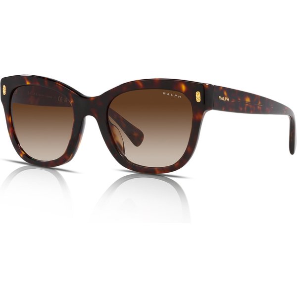 Ralph by Ralph Lauren RA5301U Women's Sunglasses 500313 Shiny Dark Havana/Brown Gradient