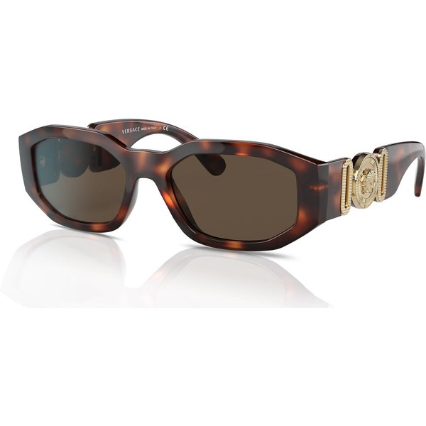 Versace VE4361 Men's Sunglasses 521773 Havana/Dark Brown
