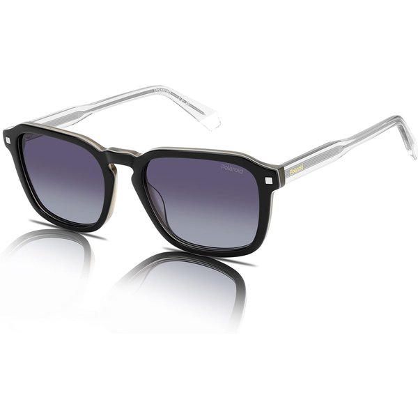 Polaroid PLD 4156/S/X Sunglasses 0WM/WJ Black/Beige/Grey Gradient Polarised
