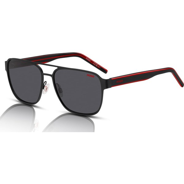 Hugo HG 1298/S Men's Sunglasses OIT/IR Black/Red/Grey