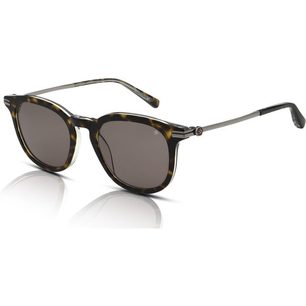 Scotch & Soda SS8024 Men's Sunglasses 102 Tort On Crystal/Green