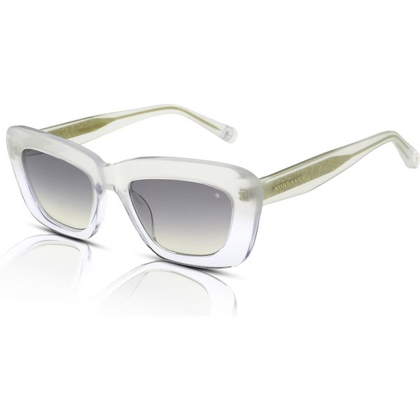 Scotch & Soda SS7037 Women's Sunglasses 815 Milky Crystal Gradient/Grey-Beige Gradient
