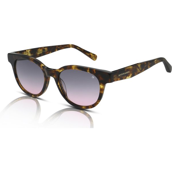 Scotch & Soda SS7038 Women's Sunglasses 101 Speckle Tortoise/Grey-Pink Gradient