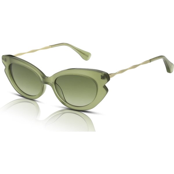 Scotch & Soda SS7040 Women's Sunglasses 571 Milky Khaki/Green Gradient
