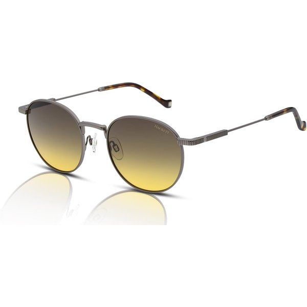 Hackett N14 Savile Row Chirk HSB-926 Men's Sunglasses 911 Matte Light Gunmetal/Green Gradient
