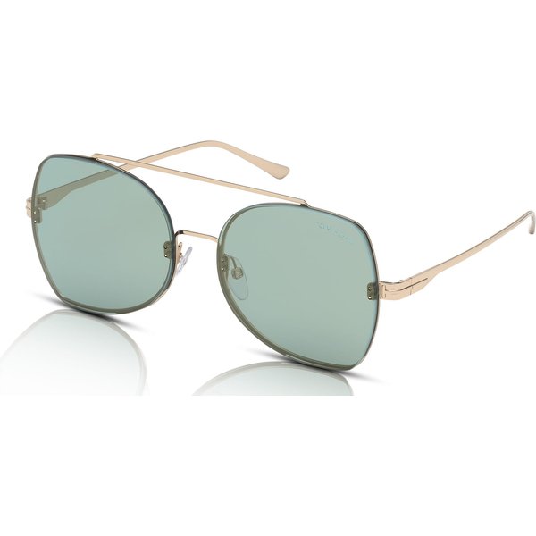 Tom Ford Scout FT0656 Women's Sunglasses 28Q Gold/Blue