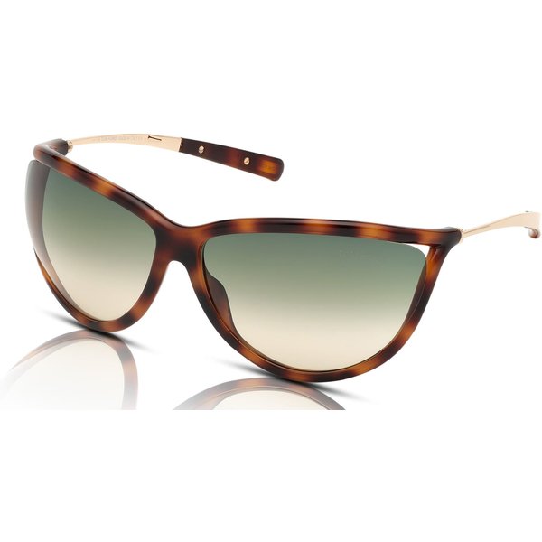 Tom Ford Tammy FT0770 Women's Sunglasses 56W Havana/Green