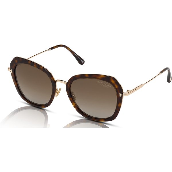 Tom Ford Kenyan FT0792 Women's Sunglasses 52H Havana/Brown