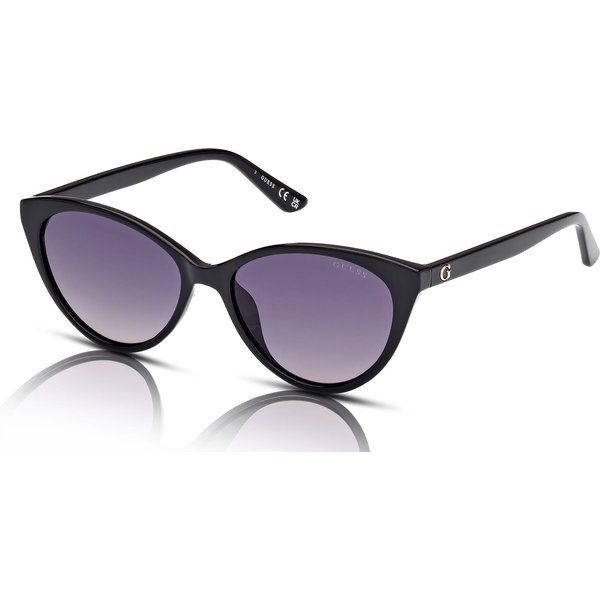 Guess GU8291 Teen Girl's Sunglasses 01B Shiny Black/Smoke Gradient