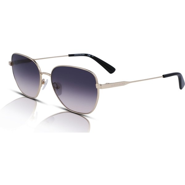 Longchamp LO168S Women's Sunglasses 709 Gold/Gradient Grey to Peach