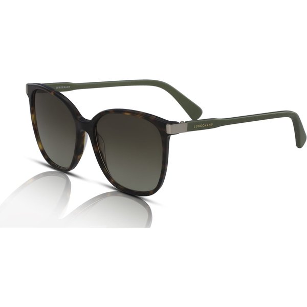 Longchamp LO612S Women's Sunglasses 213 Dark Havana/Brown