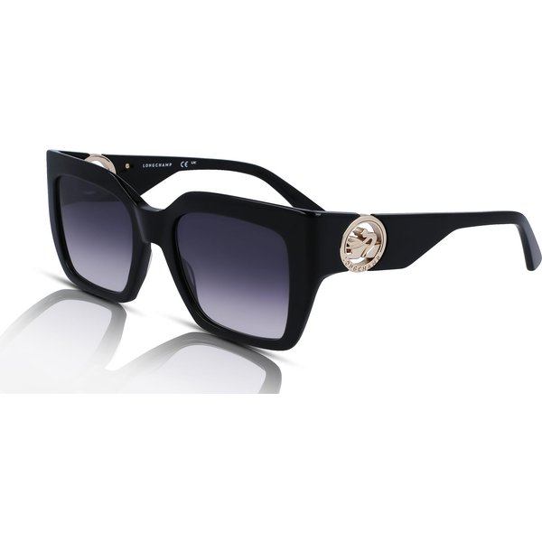 Longchamp LO734S Women's Sunglasses 001 Black/Grey