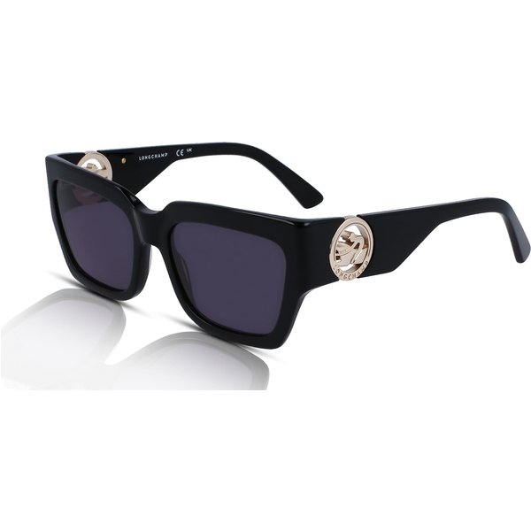 Longchamp LO735S Women's Sunglasses 001 Black/Grey Gradient