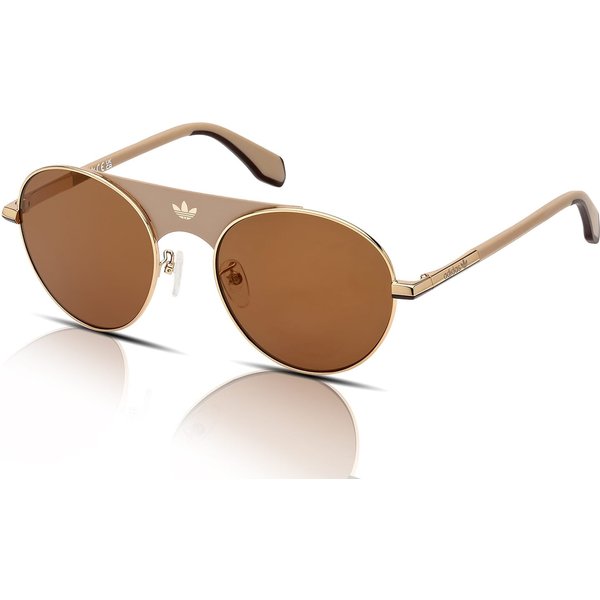 Adidas Originals OR0092 Sunglasses 31G Matte Deep Gold/Brown Mirror