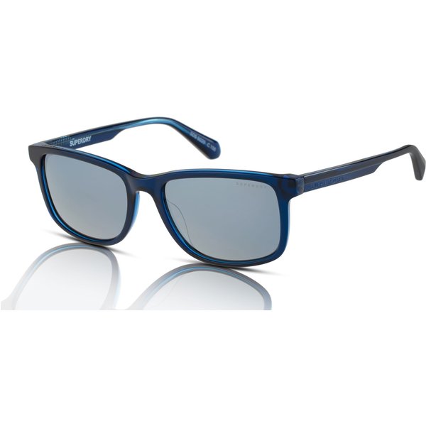 Superdry SDS-5029 Men's Sunglasses 106 Navy/Silver Mirror