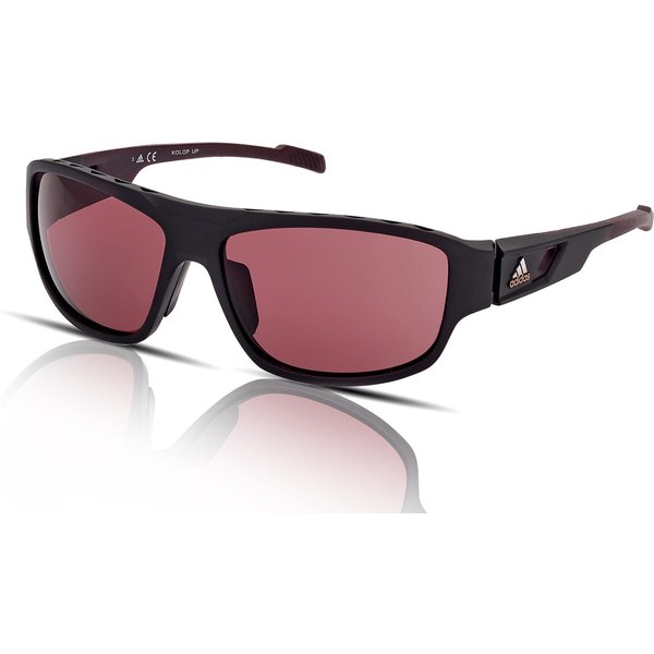 Adidas Sport ACTV Classic SP0045 Men's Sunglasses 02S Matte Black/Bordeaux